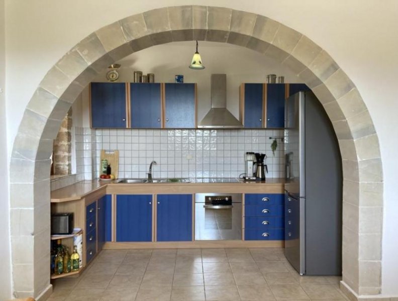 Paidochori Kreta, Paidochori: Ländliches Steinhaus mit freier Aussicht zu verkaufen Haus kaufen